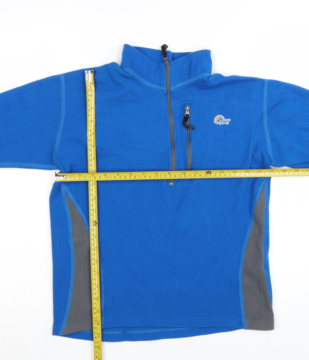 Lowe Alpine Women’s Blue 1/2 Zip Fleece Pullover Small Lightweight Outdoor Top