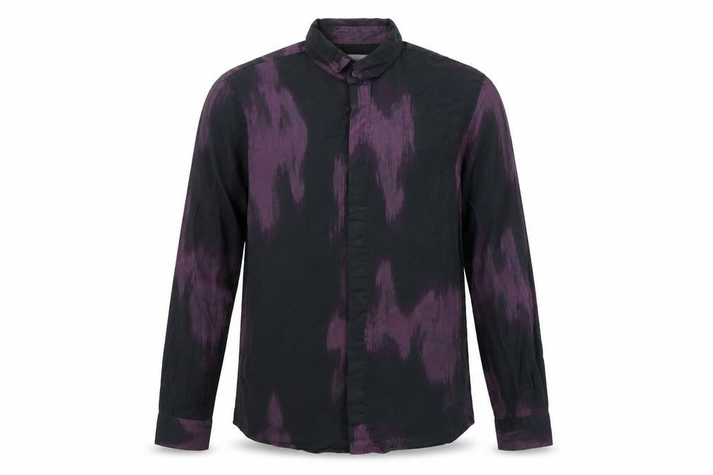 Marks & Spencer Men’s Purple Long Sleeve Button-Up Shirt M