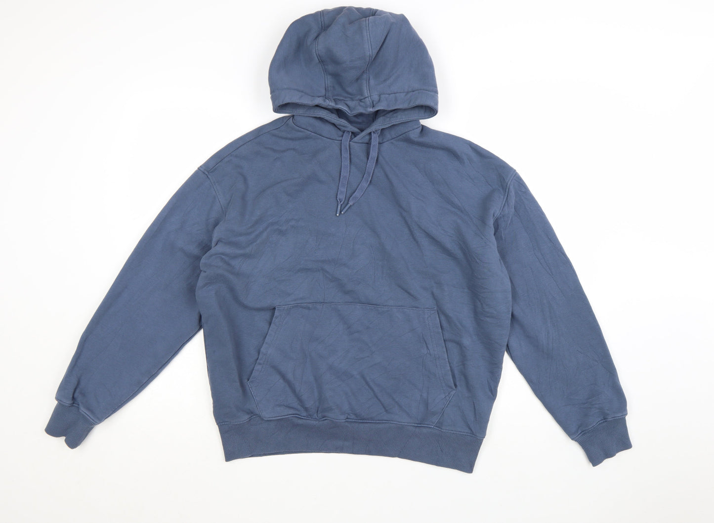 Marks and Spencer Men’s Blue Pullover Hoodie Small Regular Fit