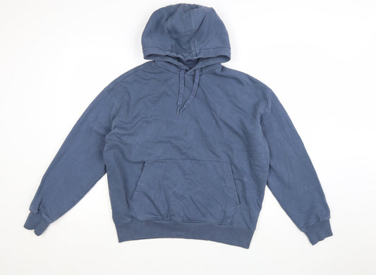Marks and Spencer Men’s Blue Pullover Hoodie Small Regular Fit