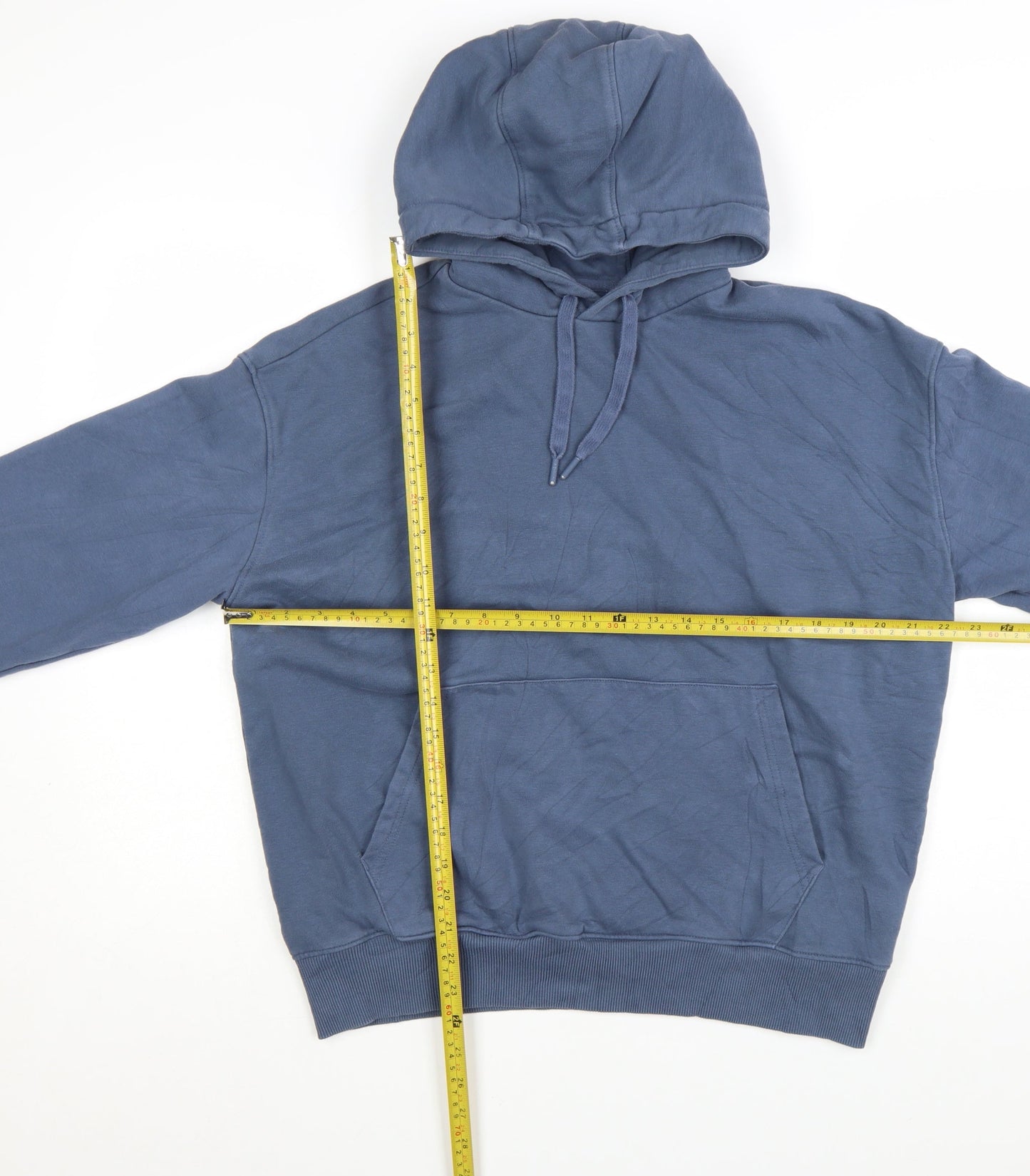 Marks and Spencer Men’s Blue Pullover Hoodie Small Regular Fit