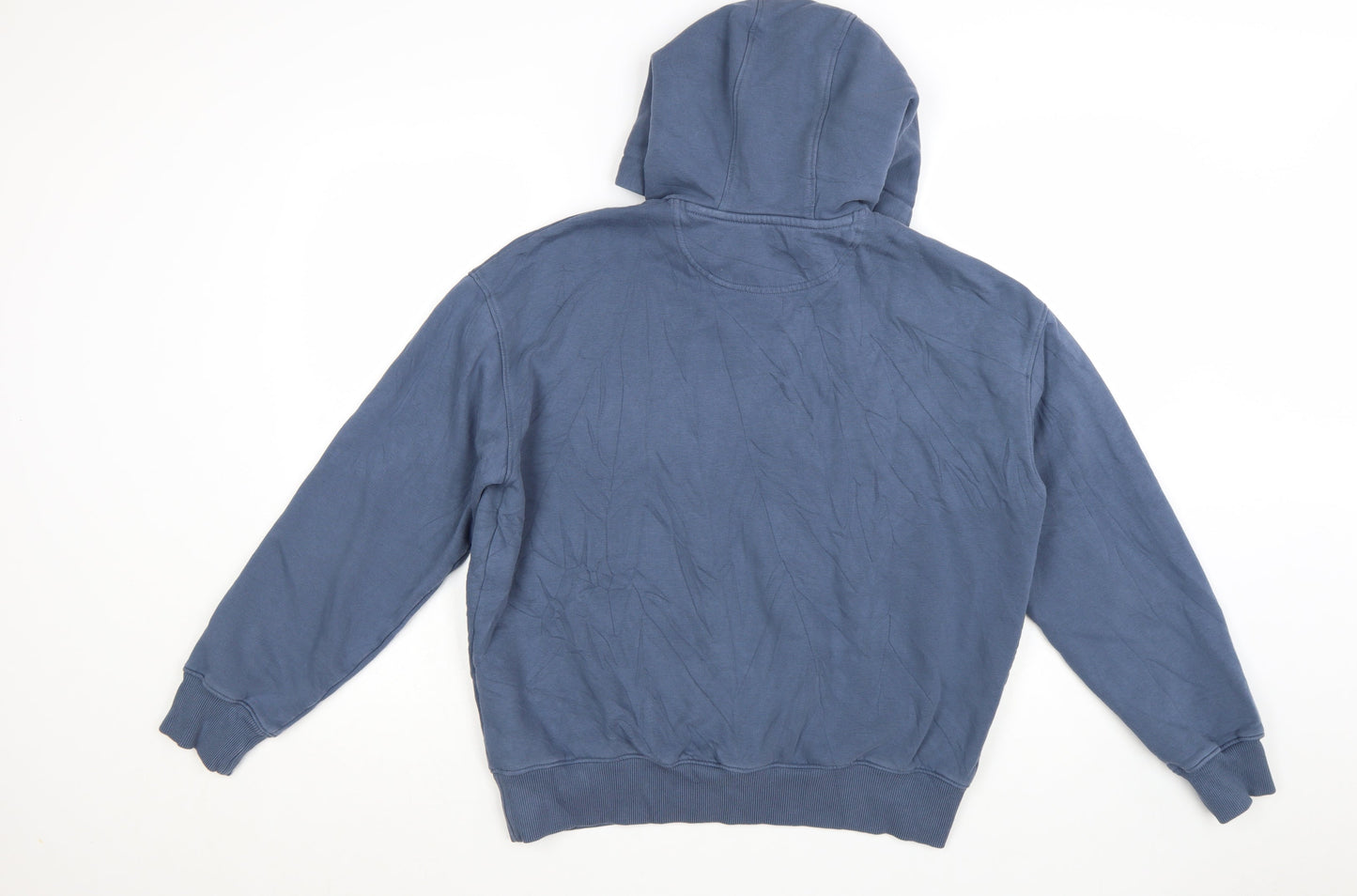 Marks and Spencer Men’s Blue Pullover Hoodie Small Regular Fit