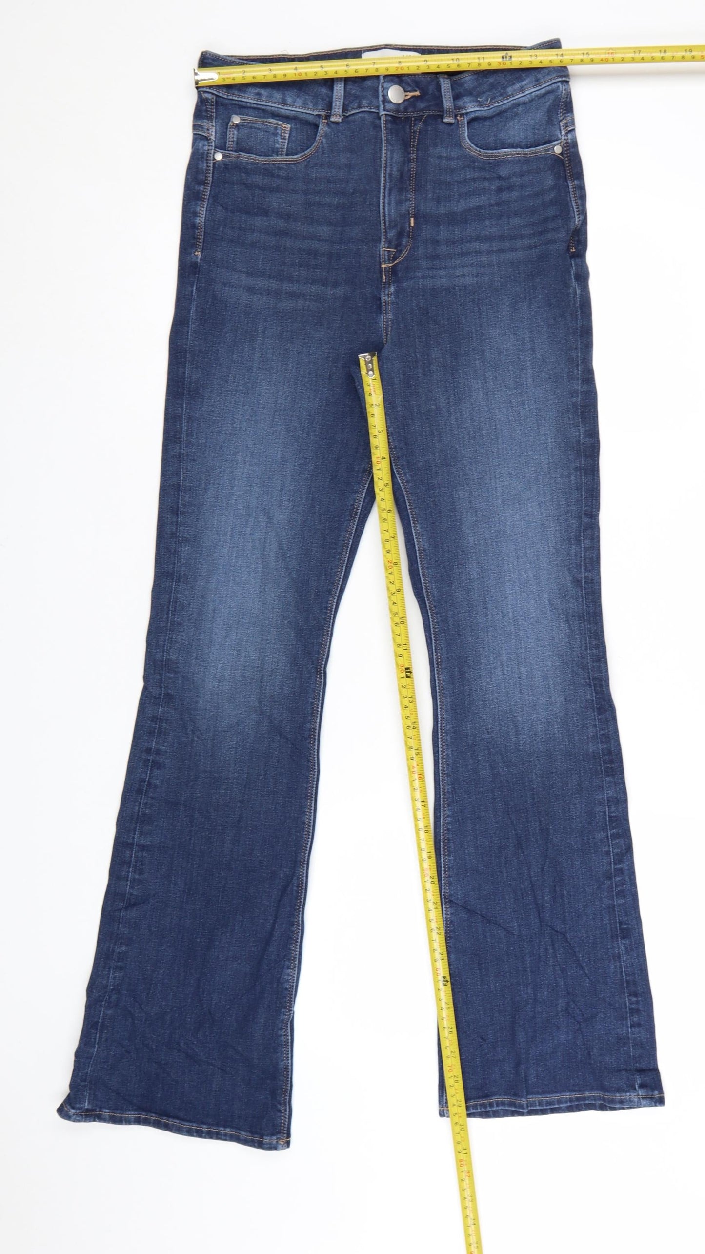 Marks and Spencer Women’s Blue Slim Flare Jeans Size 10 Regular