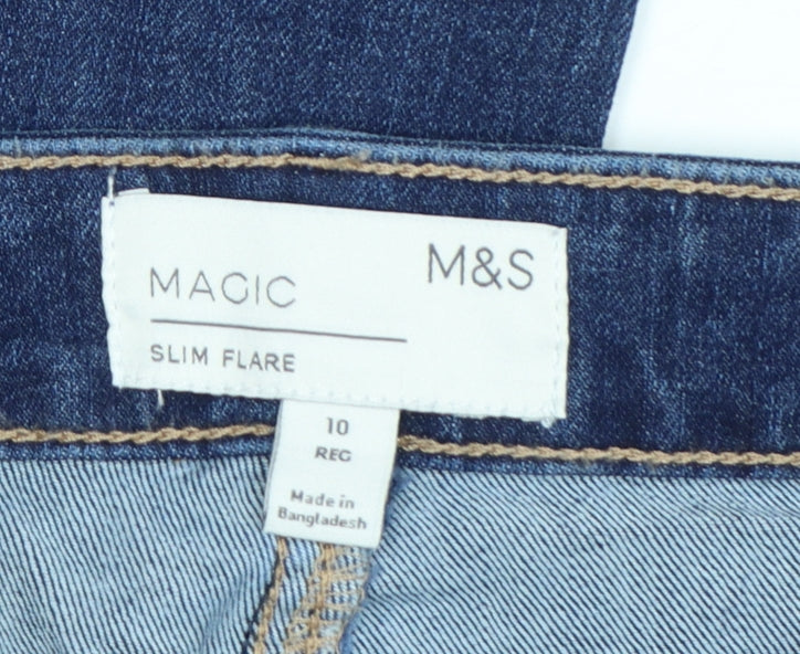 Marks and Spencer Women’s Blue Slim Flare Jeans Size 10 Regular