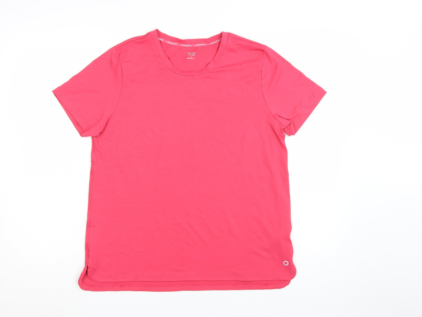 Marks and Spencer Women Pink Size 14 Goodmove Active T-Shirt