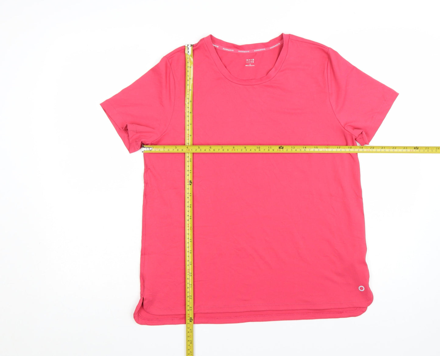 Marks and Spencer Women Pink Size 14 Goodmove Active T-Shirt