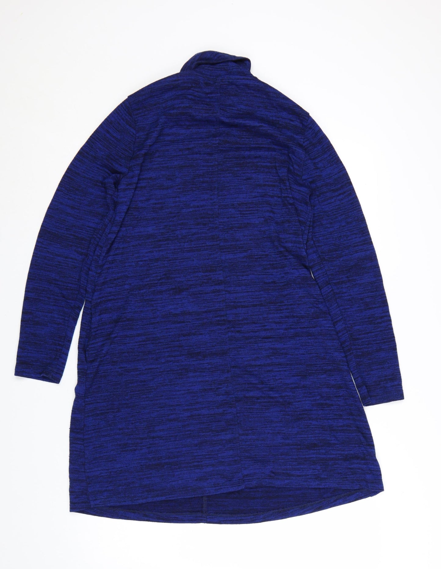 Marks and Spencer Women’s Blue Roll Neck Long Sleeve Knit Shift Dress Size 18