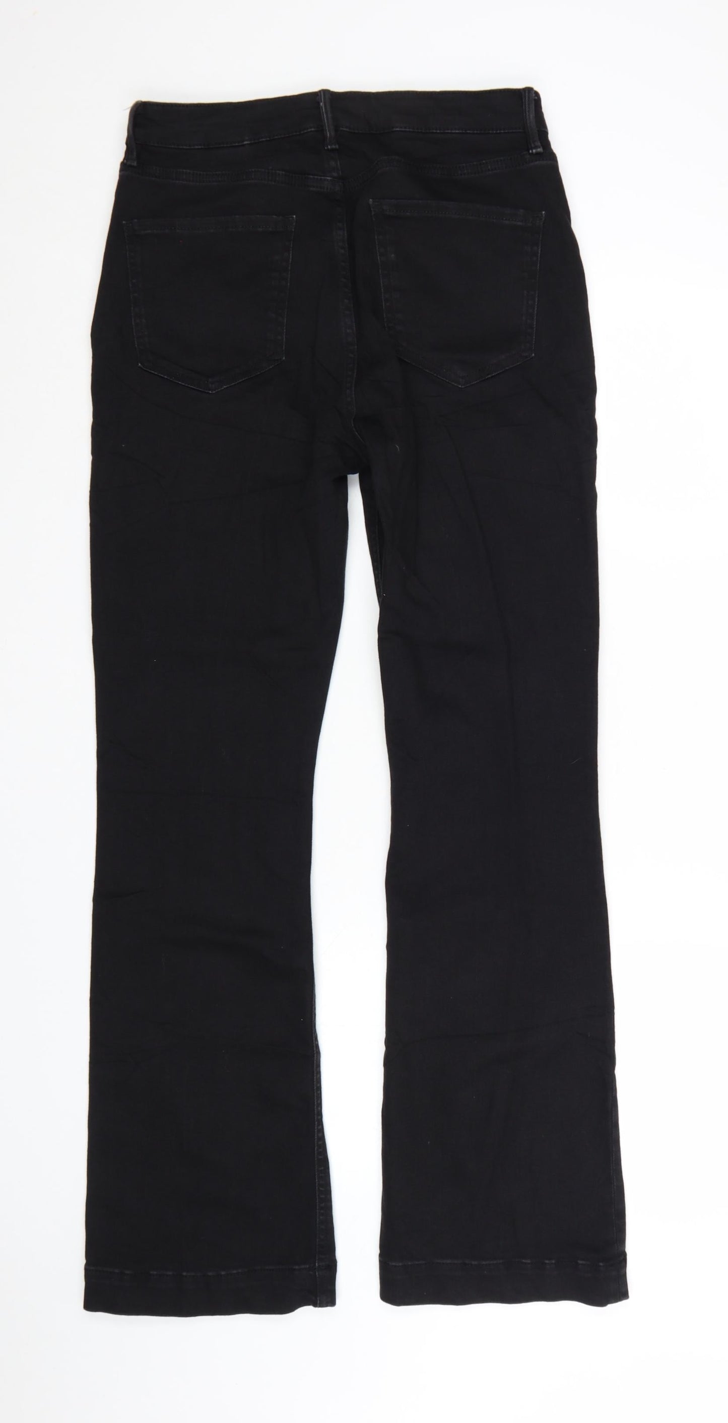 Marks and Spencer Women’s Black Bootcut Stretch Jeans Size 12 Long