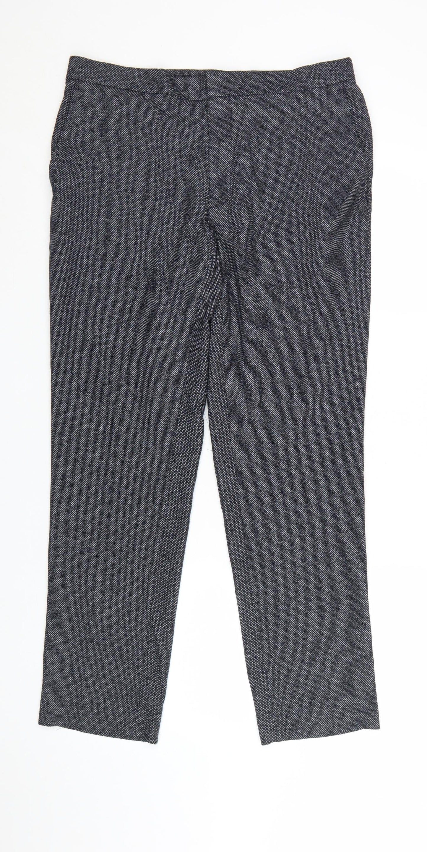 Marks and Spencer Autograph Men's Navy Slim Fit Trousers 34S