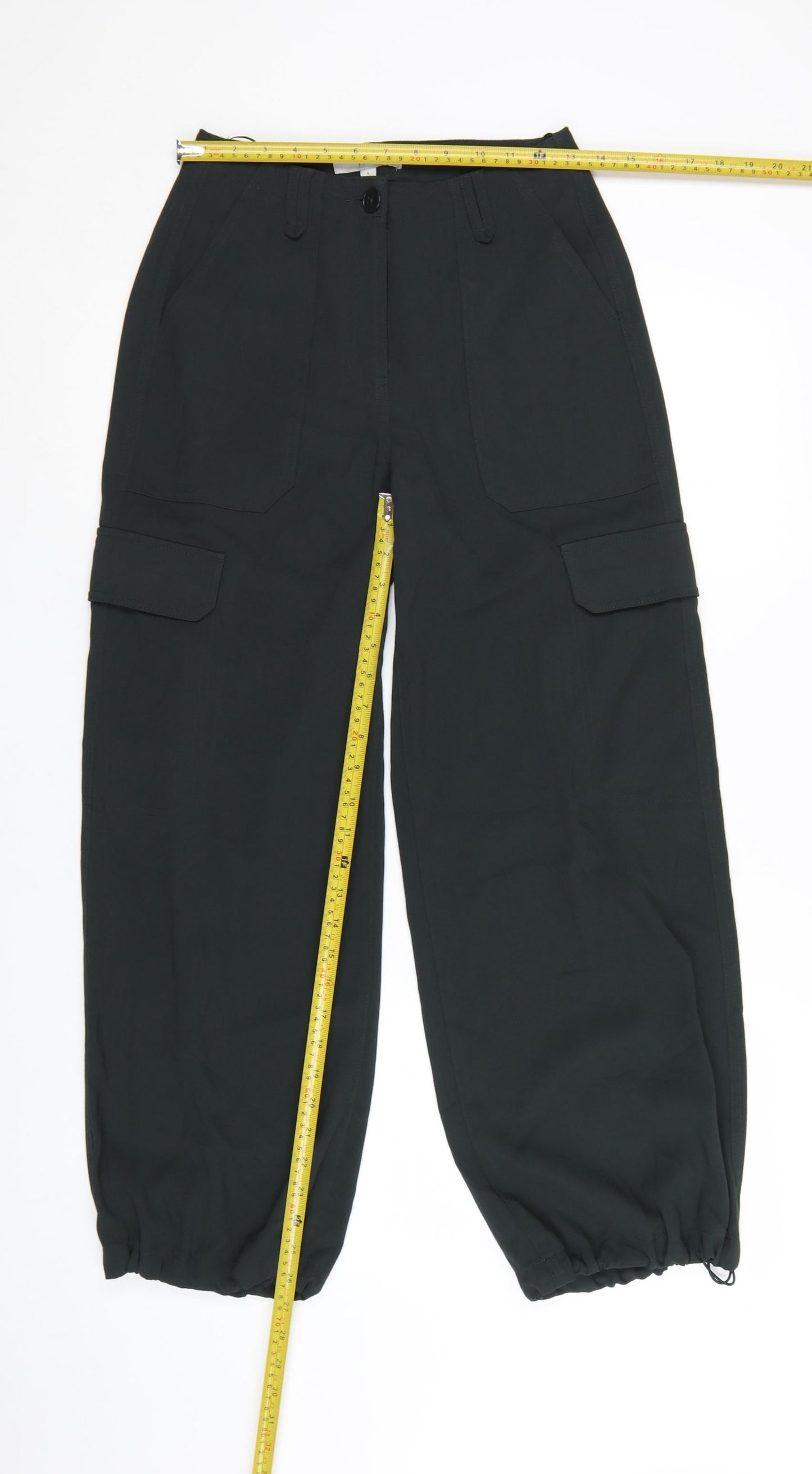 Marks and Spencer Women’s Black Cargo Trousers Size 6 Petite