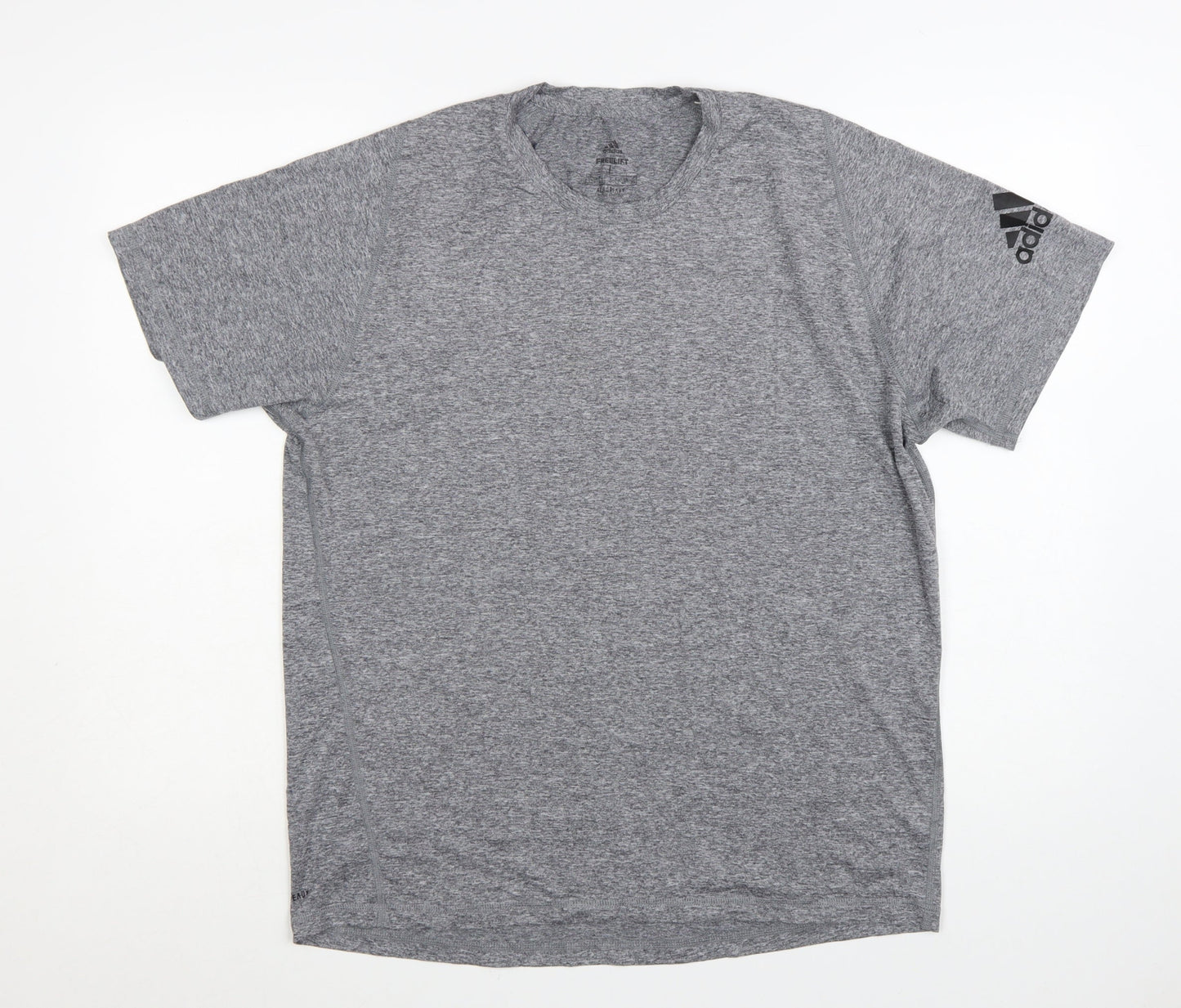 Adidas Men's Grey Freelift AEROREADY T-Shirt Size L