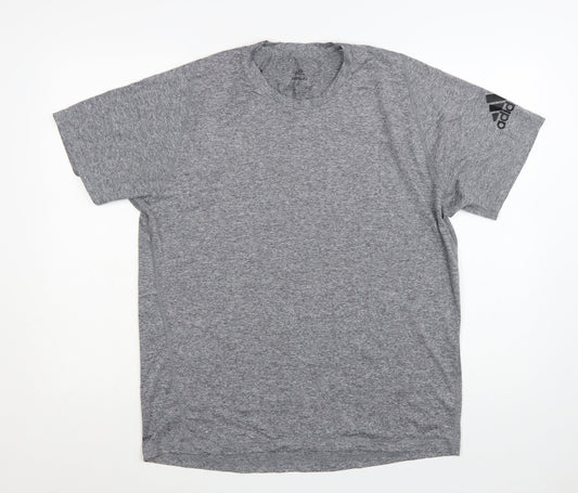 Adidas Men's Grey Freelift AEROREADY T-Shirt Size L