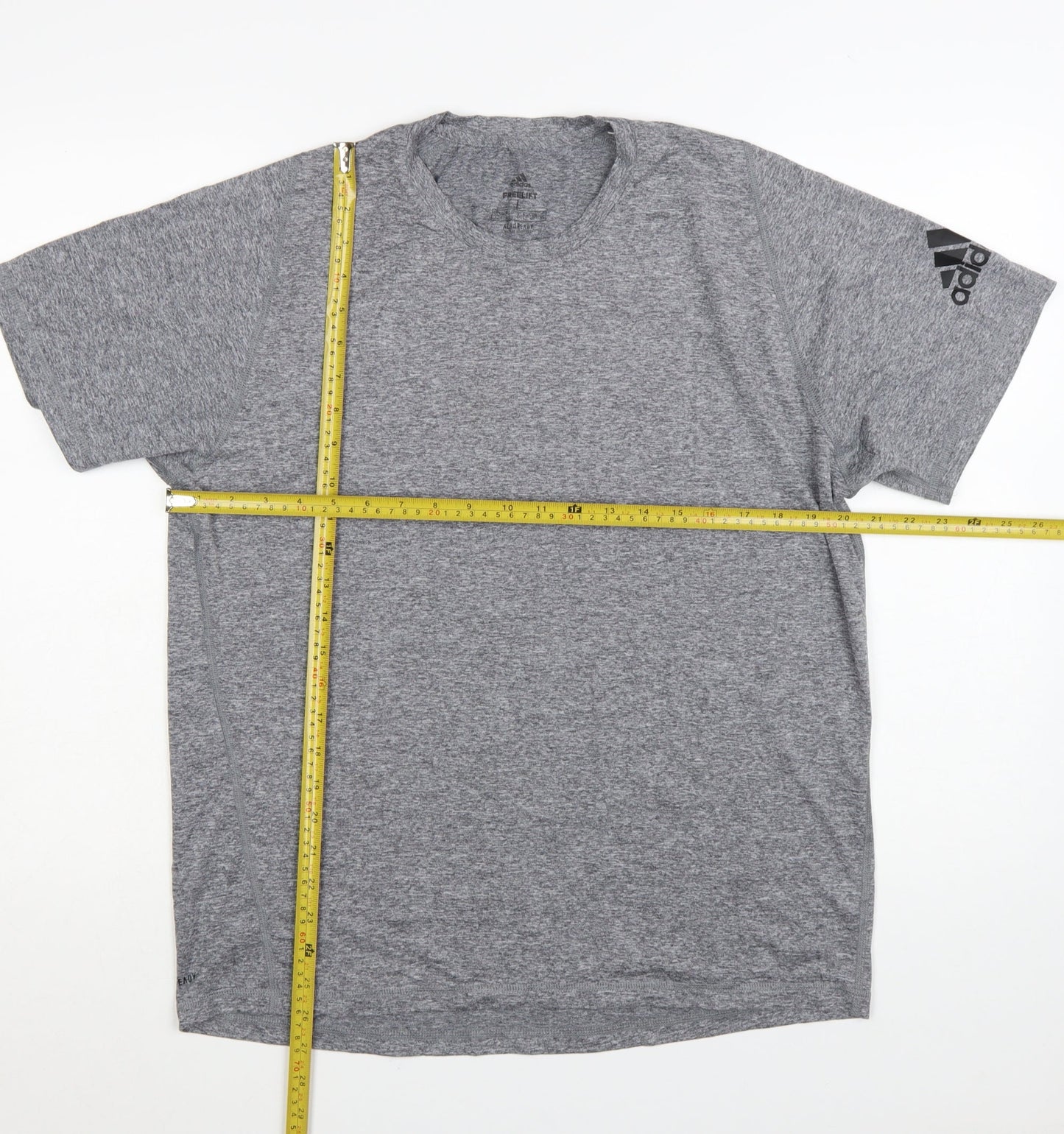 Adidas Men's Grey Freelift AEROREADY T-Shirt Size L