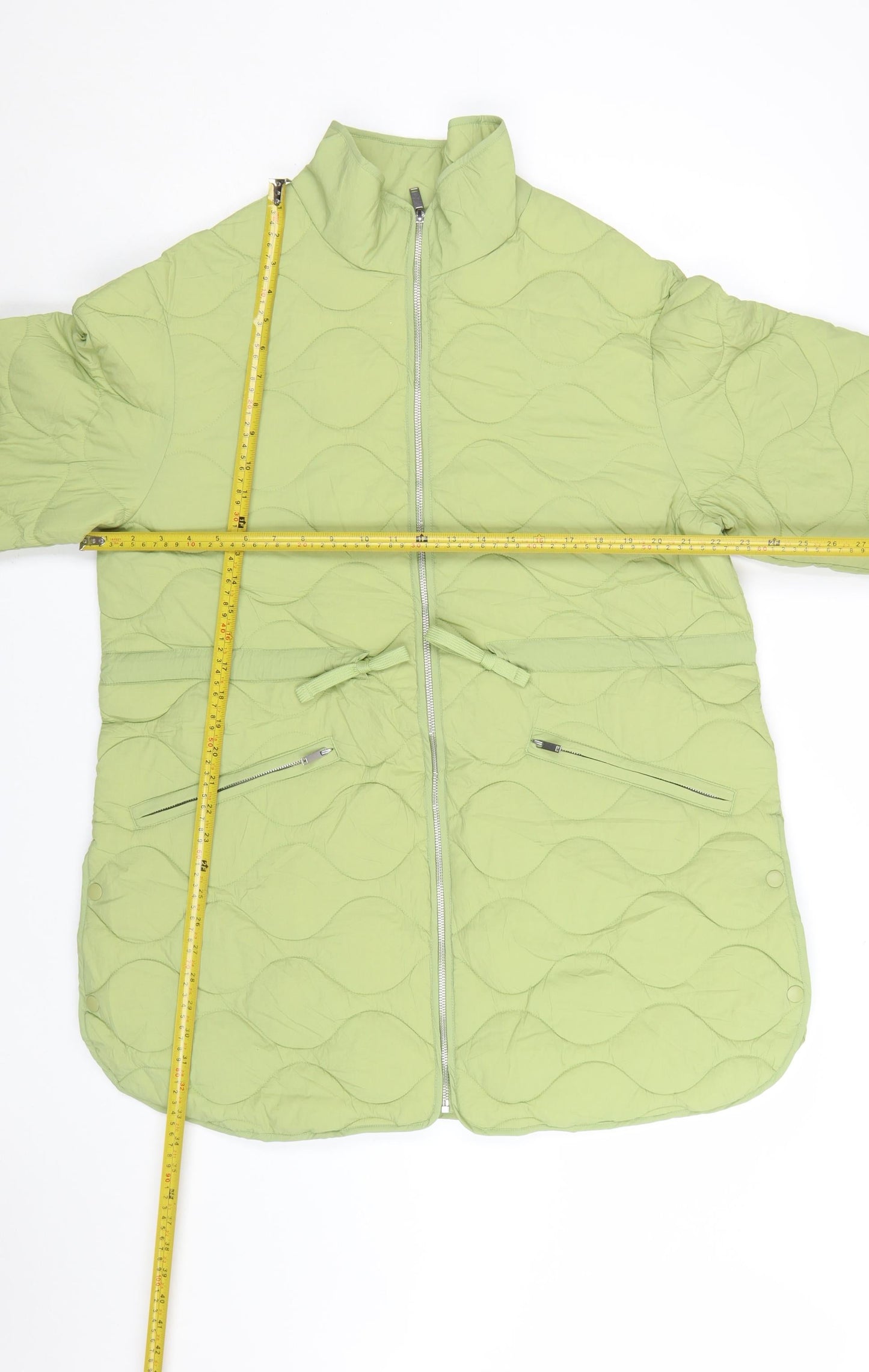 Marks and Spencer Women’s Green Quilted Mid-Length Coat Size 16