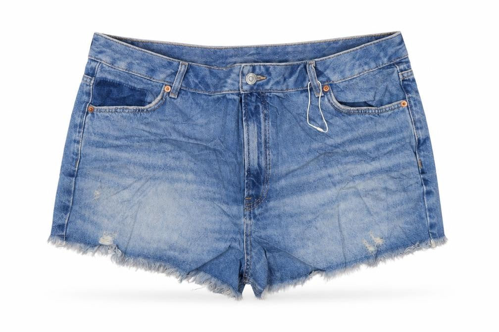 Marks & Spencer Women's Blue Denim Cut-Off Shorts Size 18