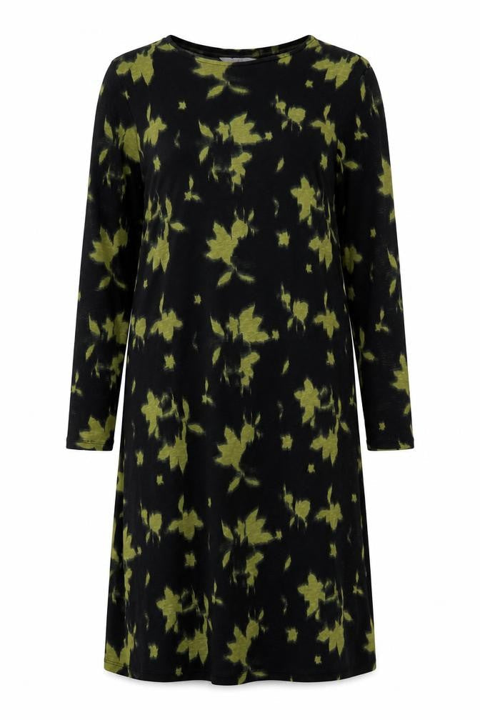 Marks & Spencer Womens Multicoloured Size 14 Long Sleeve Shift Dress