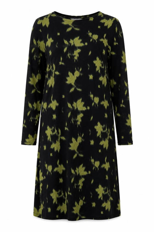 Marks and Spencer Womens Multicoloured Size 14 Long Sleeve Shift Dress