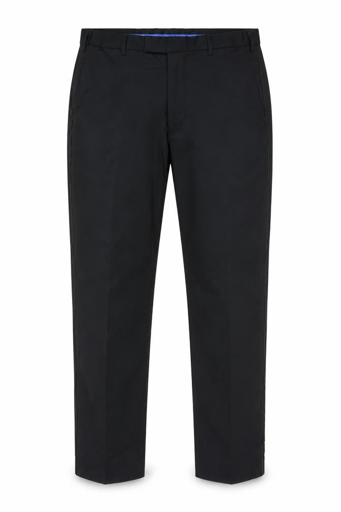 Marks and Spencer Men's Black Wool Blend Regular Fit Dress Trousers 36W 31L