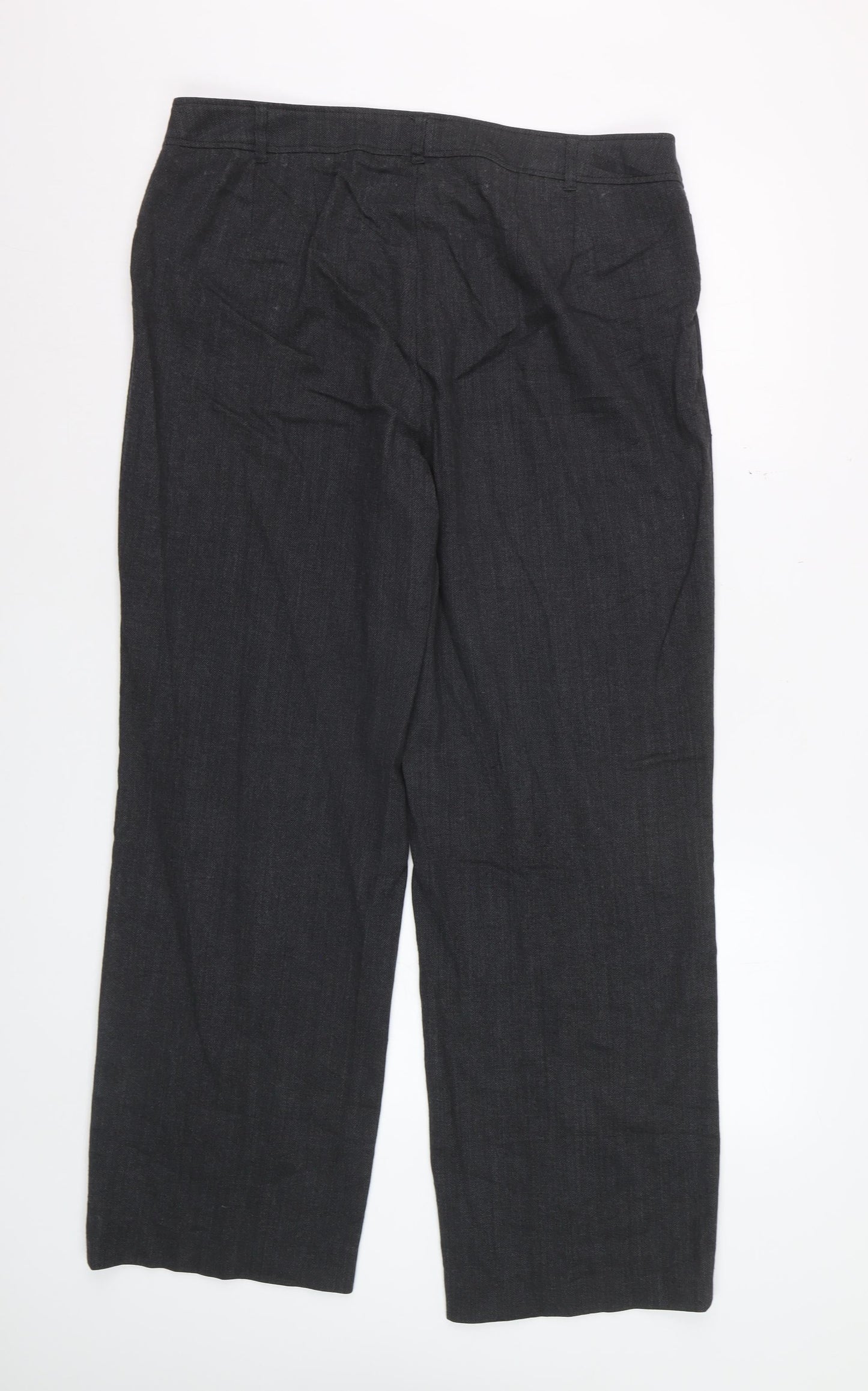 Betty Barclay Women’s Grey Wool Blend Dress Pants Size 14 Regular