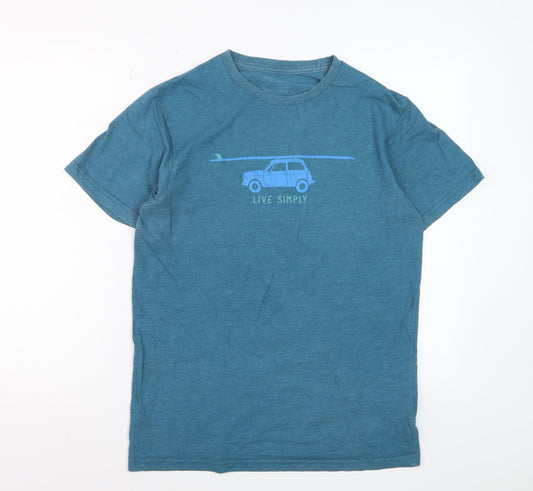 Patagonia Men's Blue Live Simply Graphic T-Shirt Size M