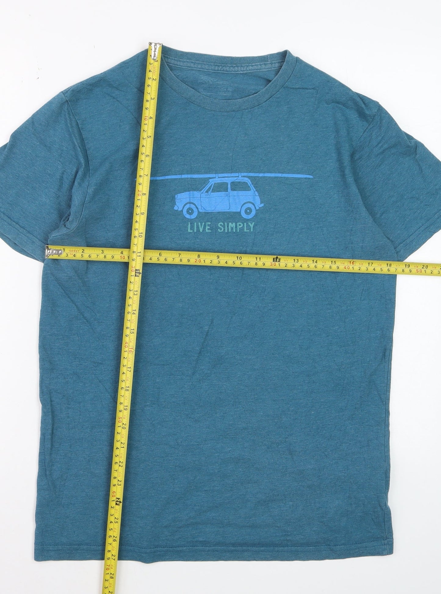 Patagonia Men's Blue Live Simply Graphic T-Shirt Size M