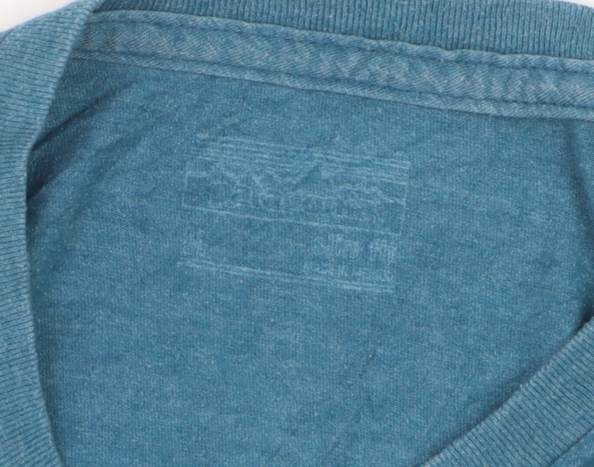 Patagonia Men's Blue Live Simply Graphic T-Shirt Size M