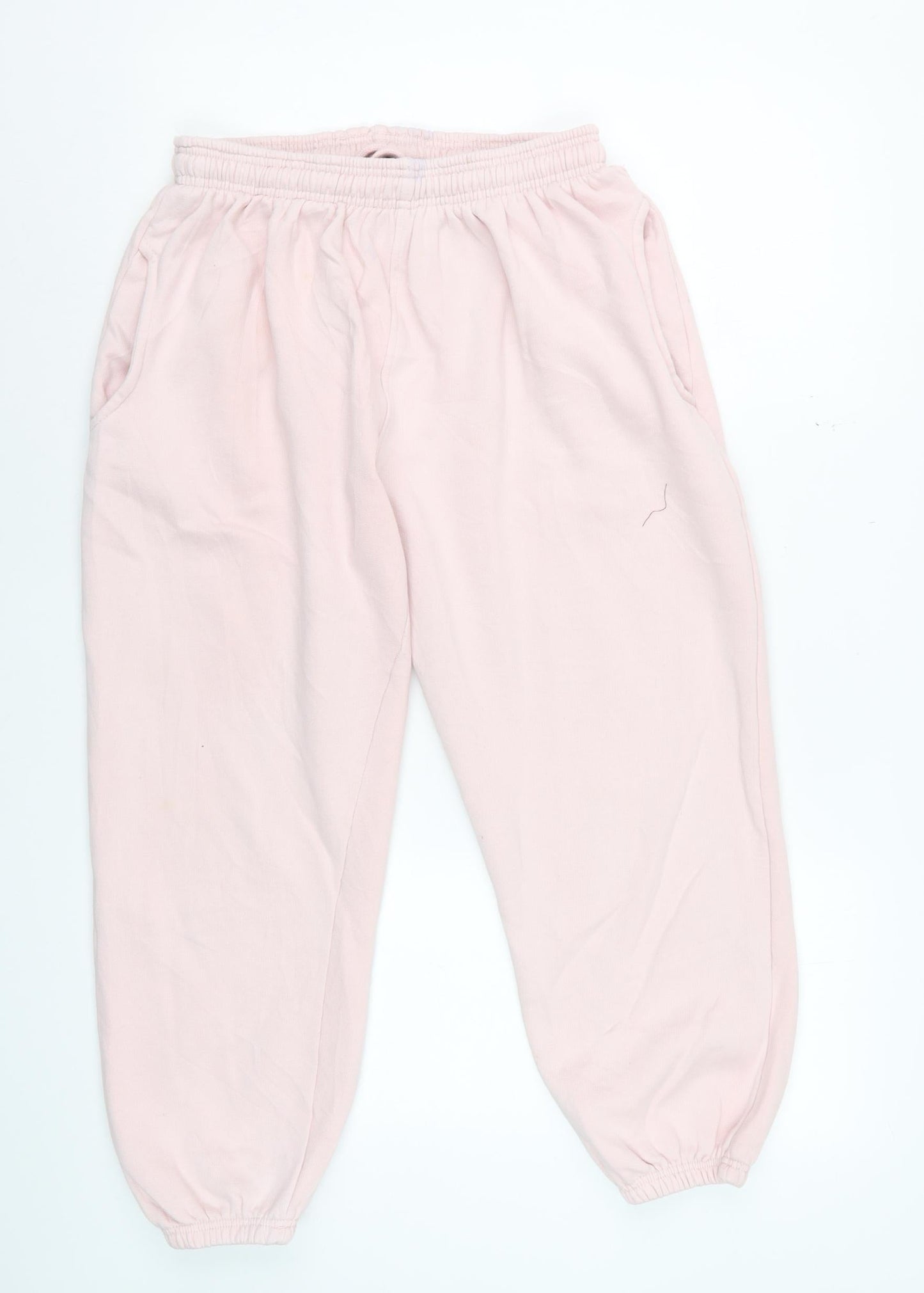 Rising Womens Pink M/L Jogger Sweatpants Cotton Blend