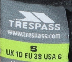 Trespass Women Grey Hooded Full Zip Outdoor Jacket UK 10