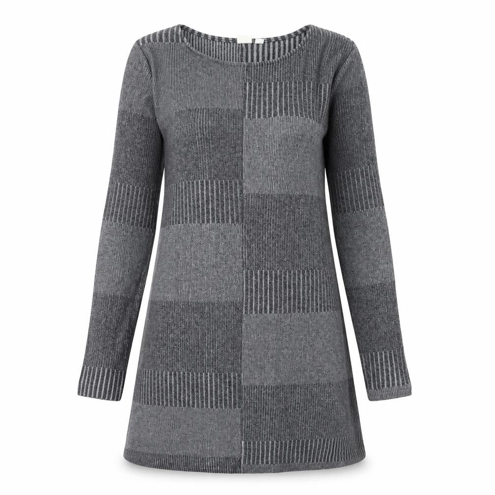 Gap Women’s Grey Knit Shift Dress XS Long Sleeve Casual
