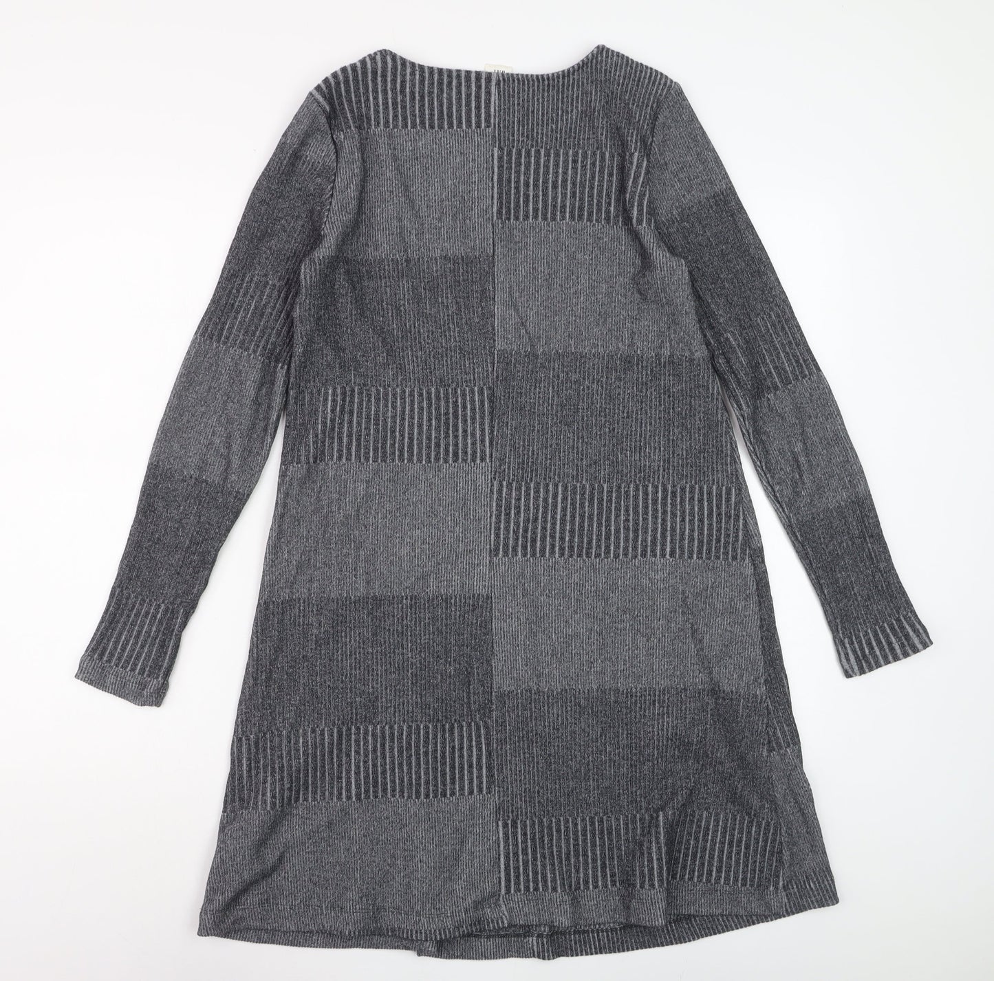 GAP Women’s Grey Knit Shift Dress XS Long Sleeve Casual