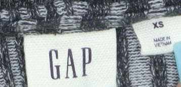 GAP Women’s Grey Knit Shift Dress XS Long Sleeve Casual