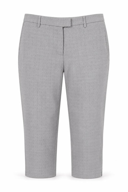 Marks and Spencer Women’s Grey Slim Cropped Trousers Size 16