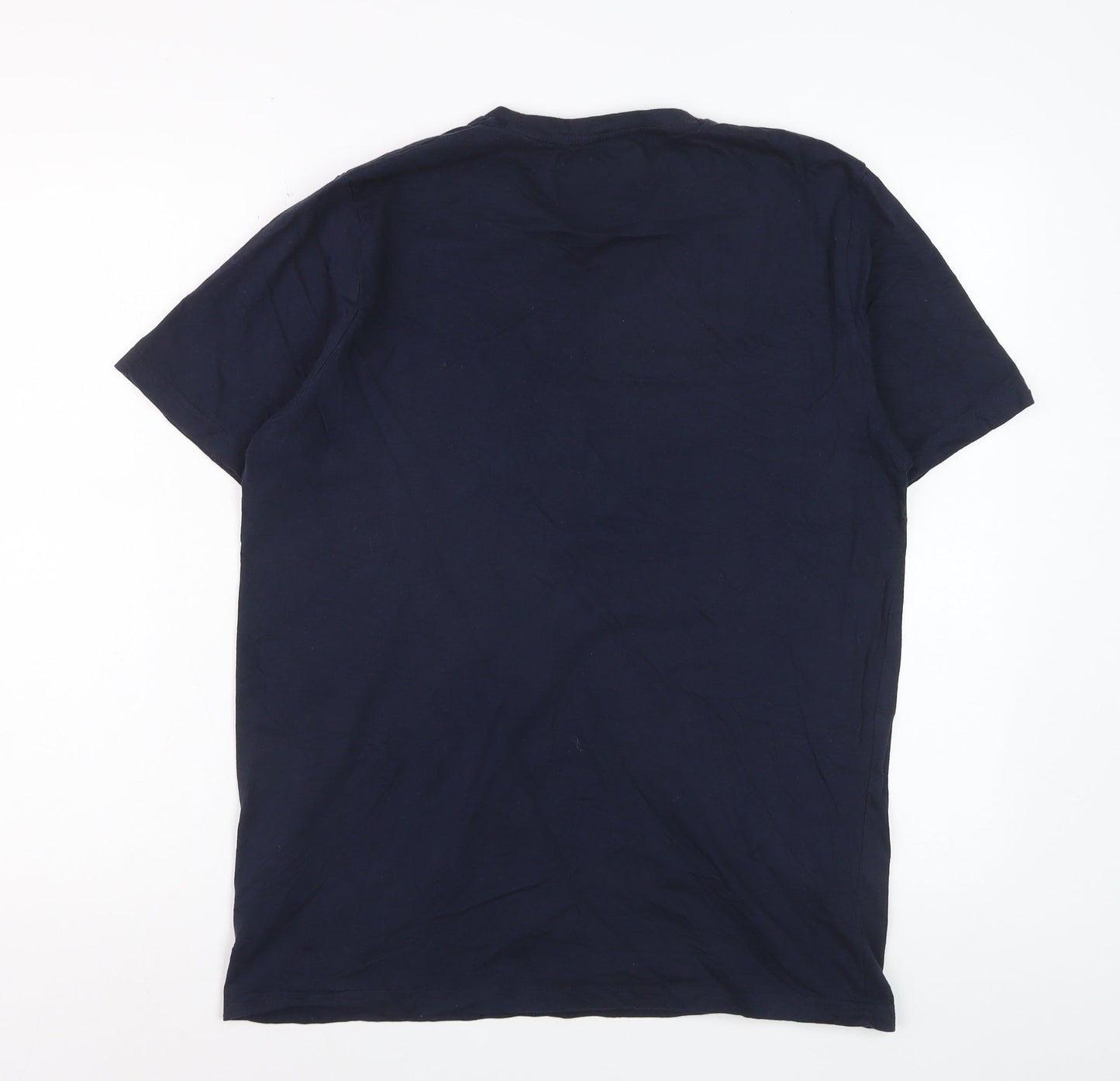 Nordam Men’s Blue Cotton Colourblock Pocket T-Shirt Size L