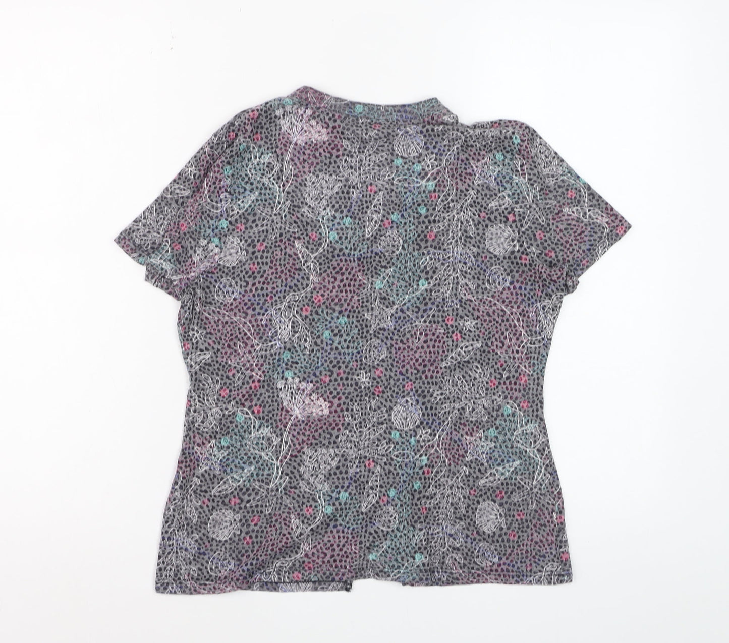 Marks and Spencer Per Una Women's Multicoloured Floral Blouse Size 8