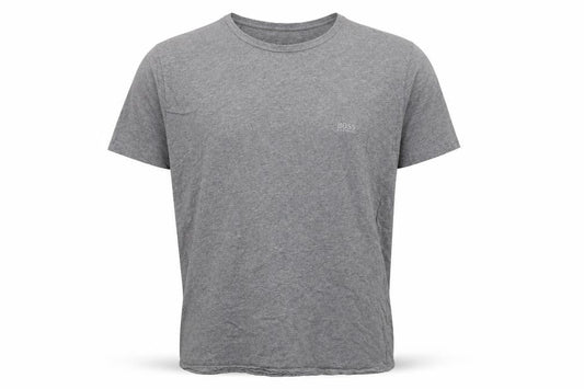 Hugo Boss Men's Grey 2XL Crew Neck Cotton T-Shirt