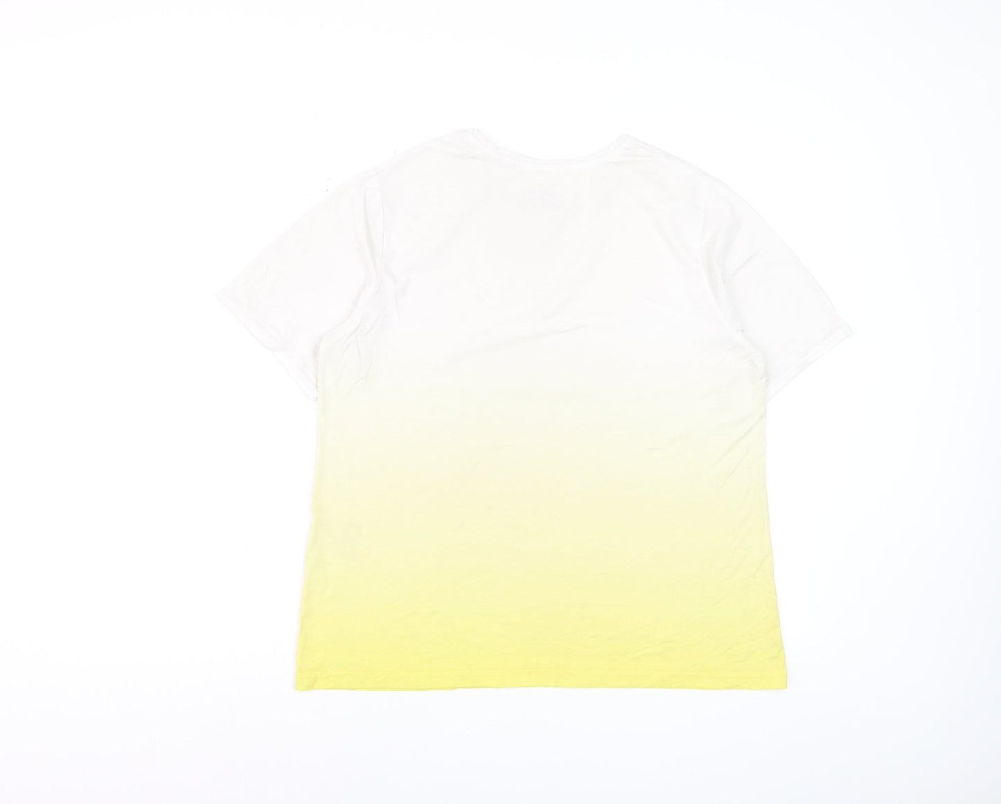 Craghoppers Women's Yellow Ombre Short Sleeve T-Shirt UK 14