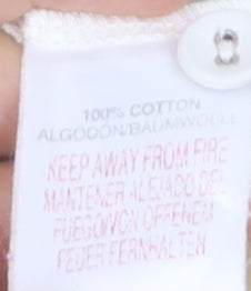 River Island Women Ivory Cotton Button Detail T-Shirt Size 10