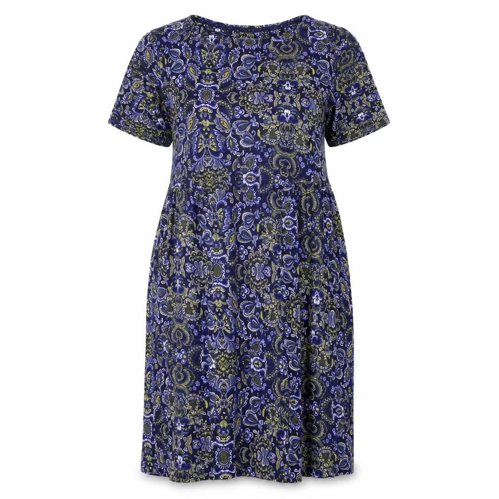 Marks & Spencer Women’s Blue Paisley Shift Dress Size 12