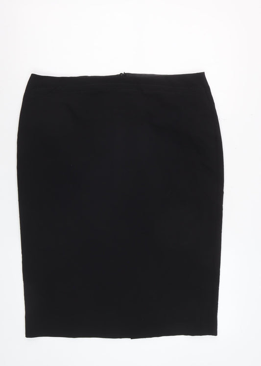 Marks and Spencer Women's Black Size 16 Pencil Skirt Workwear
