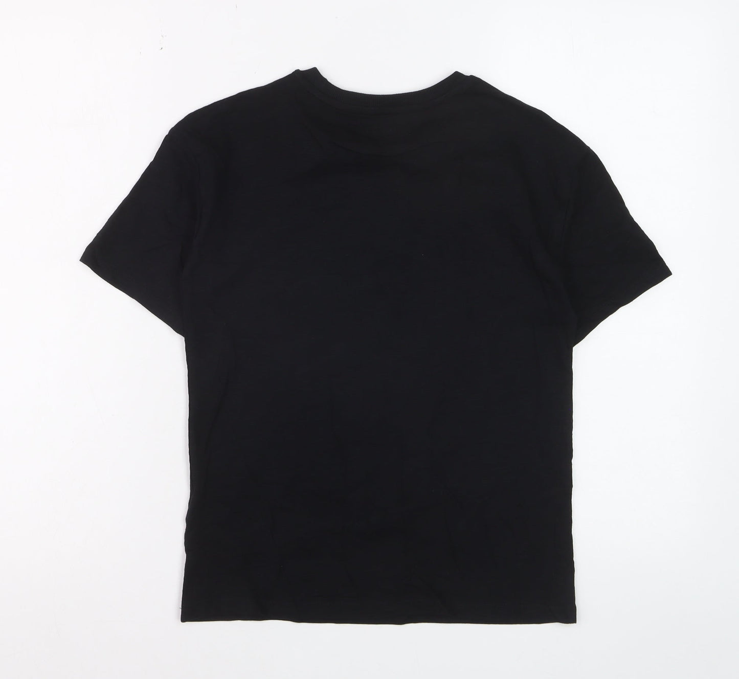 Marks and Spencer Boys Black Harry Potter Hogwarts Graphic T-Shirt 9-10 Years