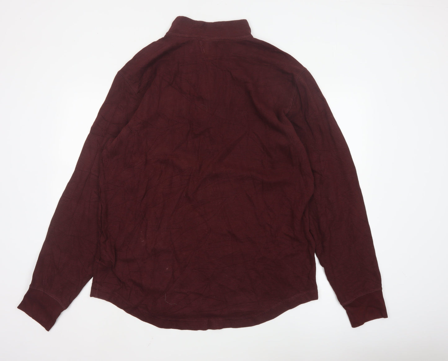 Carhartt Men's Red XL Relaxed Fit 1/4 Zip Sweatshirt