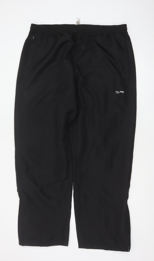 St. Bernard Men’s Black 2XL Sweatpants with Elastic Waist