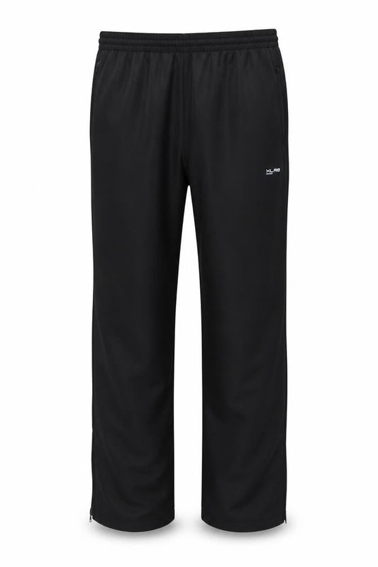 Front view of St. Bernard Men’s Black 2XL Sweatpants with Elastic Waist