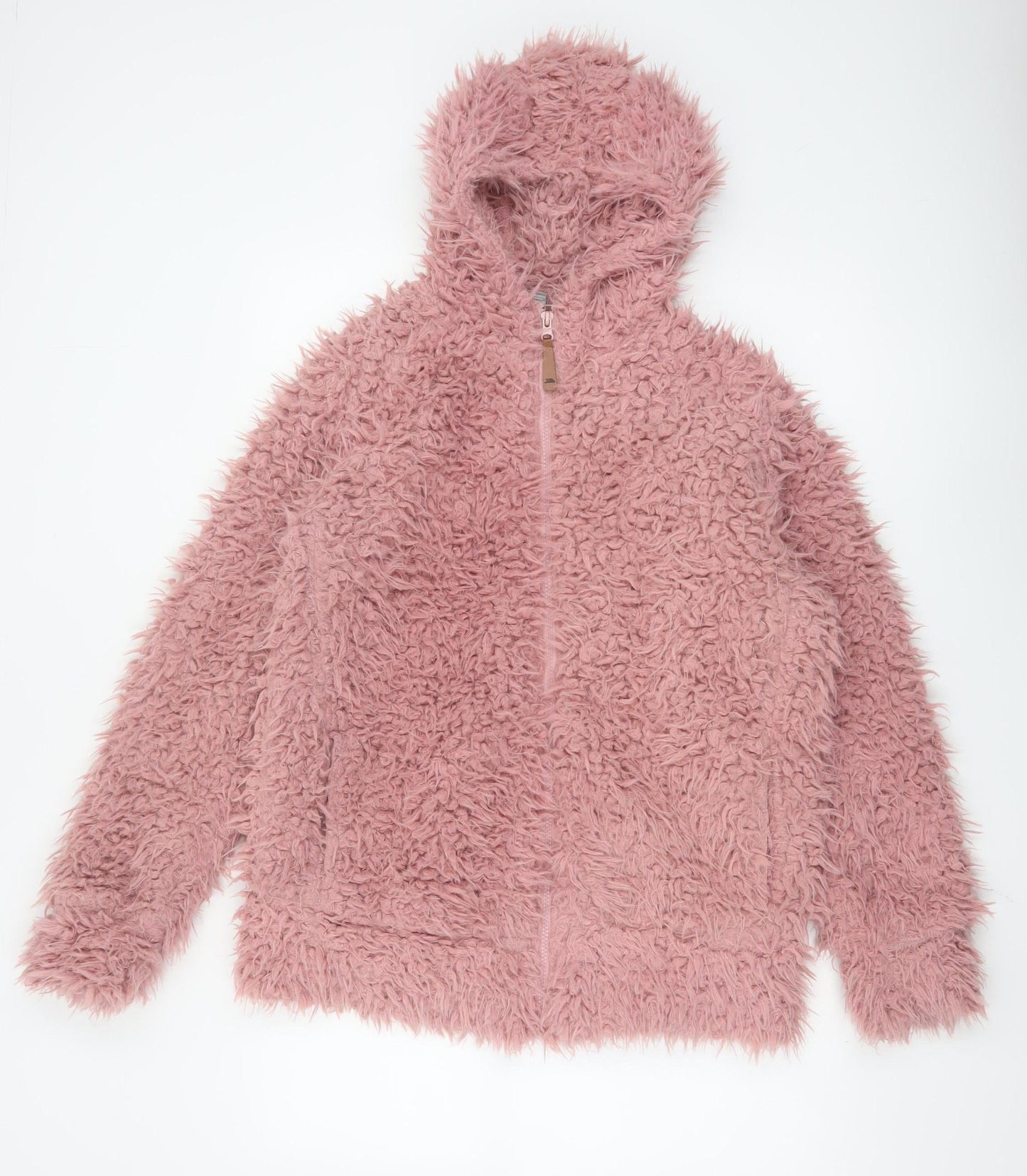 Trespass Women's Pink Full Zip Hooded Fleece Hoodie UK 14 L