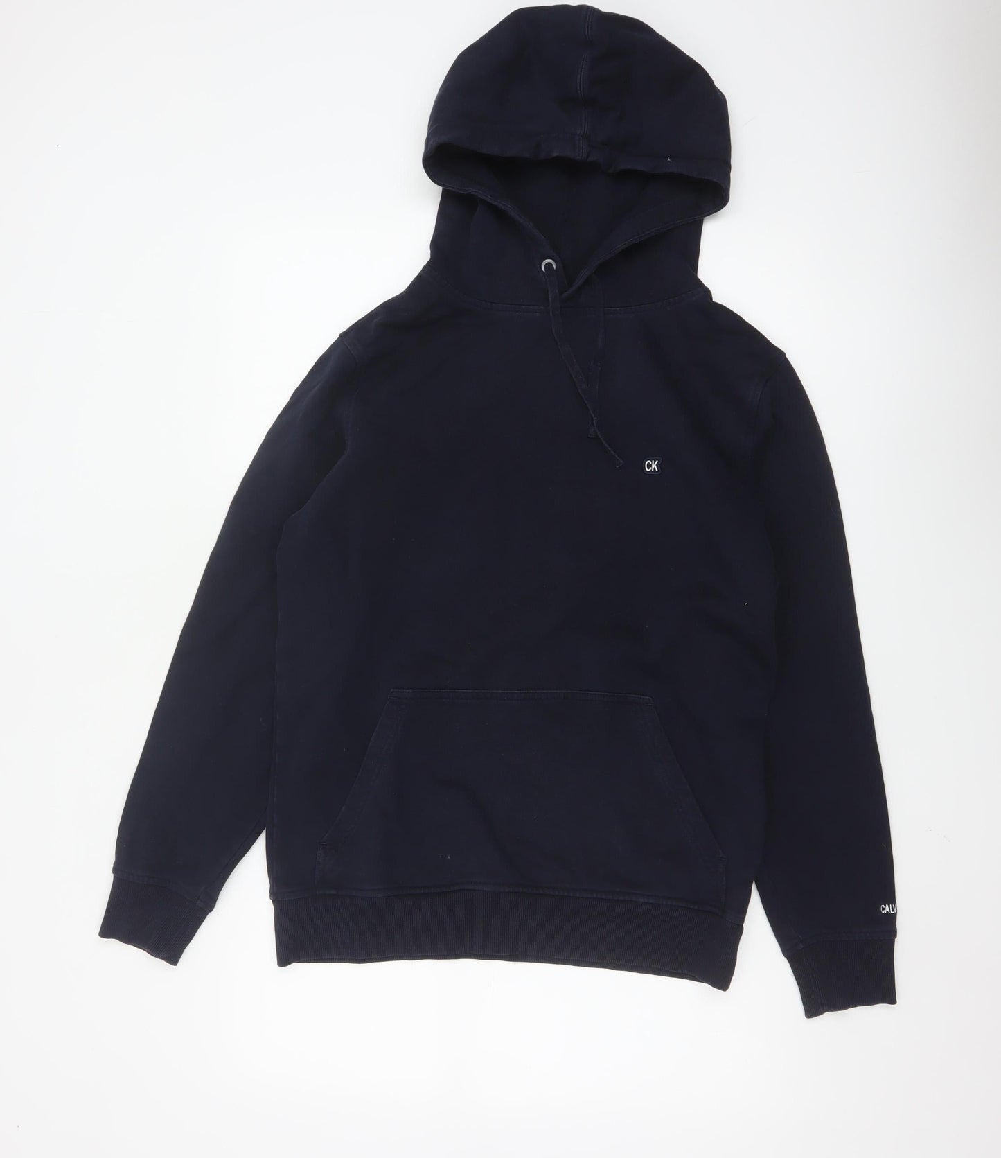 Calvin Klein Jeans Men's Black Pullover Hoodie Size S