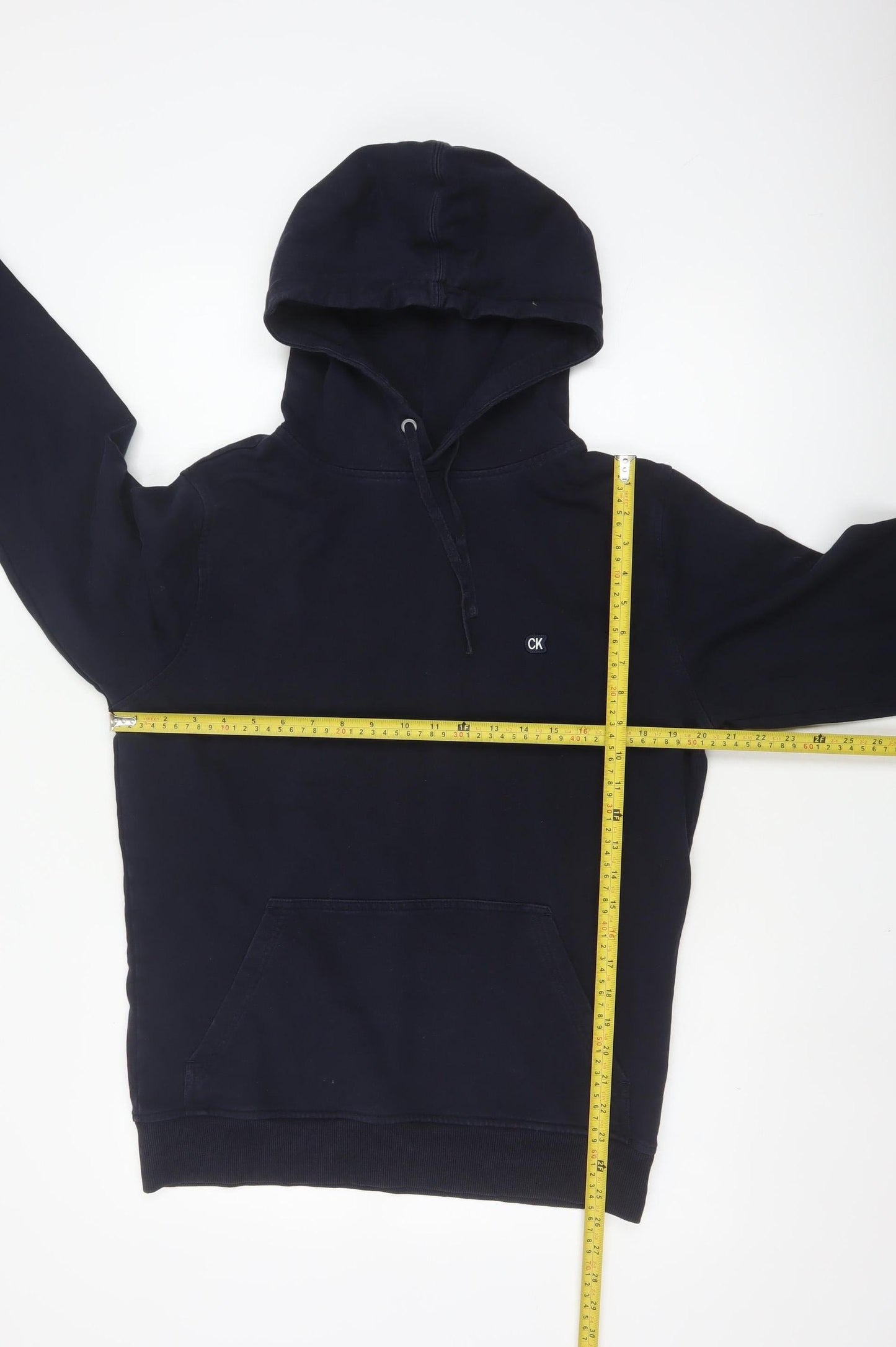 Calvin Klein Jeans Men's Black Pullover Hoodie Size S