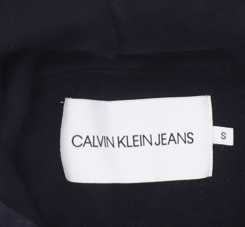 Calvin Klein Jeans Men's Black Pullover Hoodie Size S