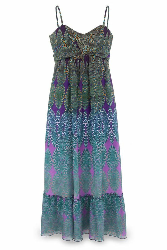 Wallis Women's Multicoloured Size 12 Maxi Dress Sleeveless Bohemian Long