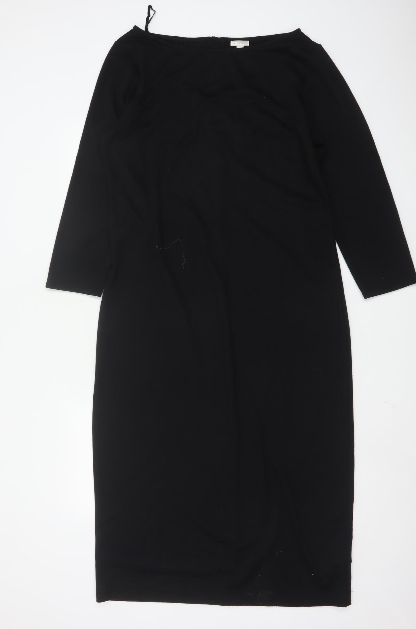 Gap Women’s Black XL Bodycon Knit Knee Length Dress