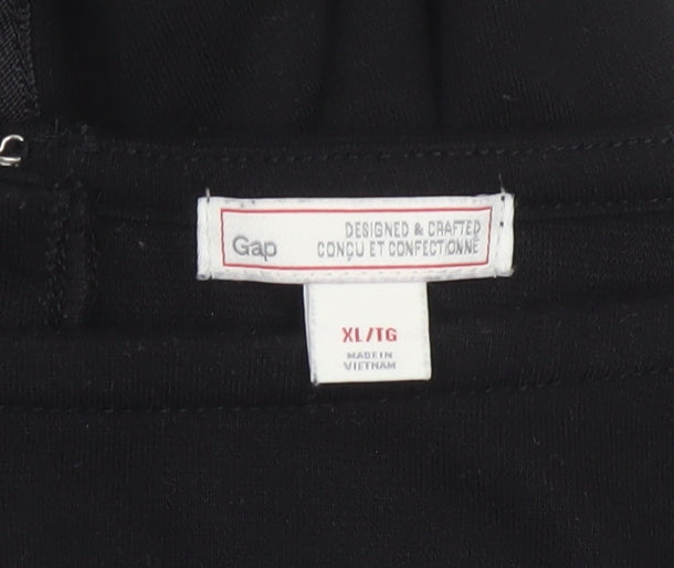 Gap Women’s Black XL Bodycon Knit Knee Length Dress